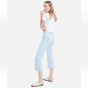 New - LETT Blue Size XS Montecito Straight Slim Fit Cropped Pant Capri Leggings